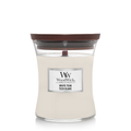 WoodWick Scented Candle Medium White Teak - 11 cm / ø 10 cm