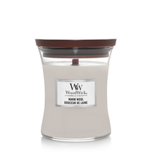 WoodWick Scented Candle Medium Warm Wool - 11 cm / ø 10 cm