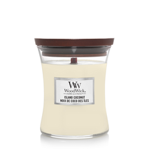 WoodWick Scented Candle Medium Island Coconut - 11 cm / ø 10 cm