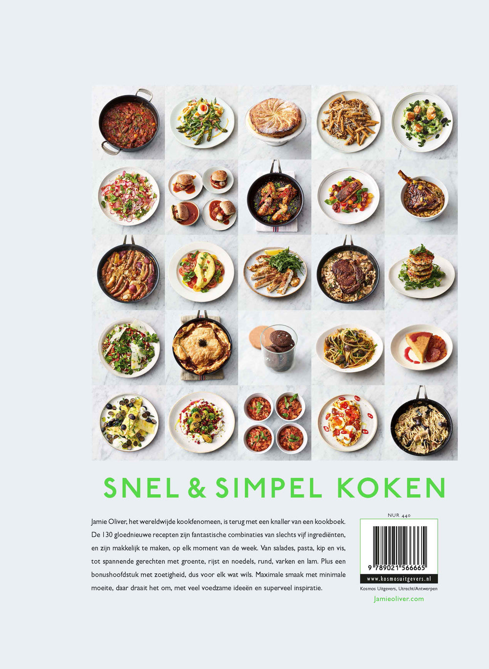 Kookboek - Jamie Oliver 5 Ingredienten