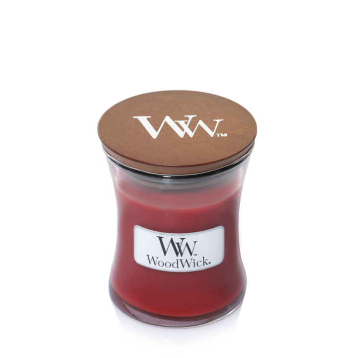 WoodWick Geurkaars Mini Cinnamon Chai - 8 cm / ø 7 cm