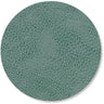 LIND DNA Onderzetter Hippo - Leer - Pastel Green - ø 10 cm