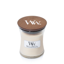 WoodWick Scented Candle Mini Vanilla Bean - 8 cm / ø 7 cm