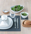 LIND DNA Placemat Nupo - Leer - Anthracite - 45 x 35 cm