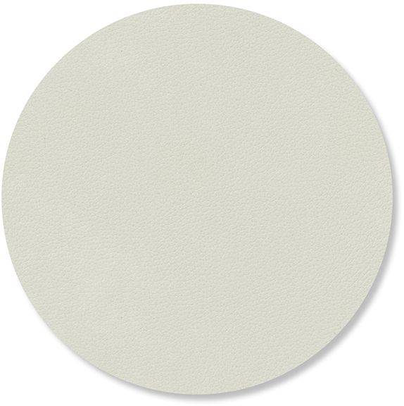 LIND DNA Onderzetter Nupo - Leer - Linen - ø 10 cm