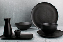 Fine2Dine PetitFour plate Dusk Black 10 x 10 cm - 4 pieces