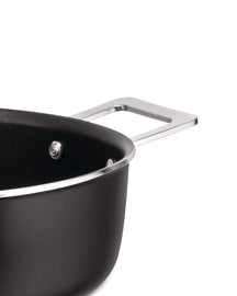 Alessi Casserole Pots&Pans - AJM102/24 B - Black - ø 24 cm / 3.4 Liter - by Jasper Morrison