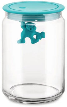 Alessi Storage Jar Gianni A Little Man Holding On Tight - 900 ml - Blue