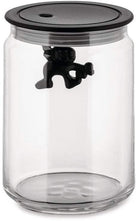 Alessi Stockpot Gianni A Little Man Holding On Tight - AMDR05 B - Black - 900 ml - by Mattia Di Rosa