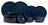 ASA Selection Dinnerware Set Saisons Midnight Blue 18-Piece