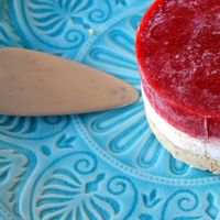 Aardbeien cheesecake