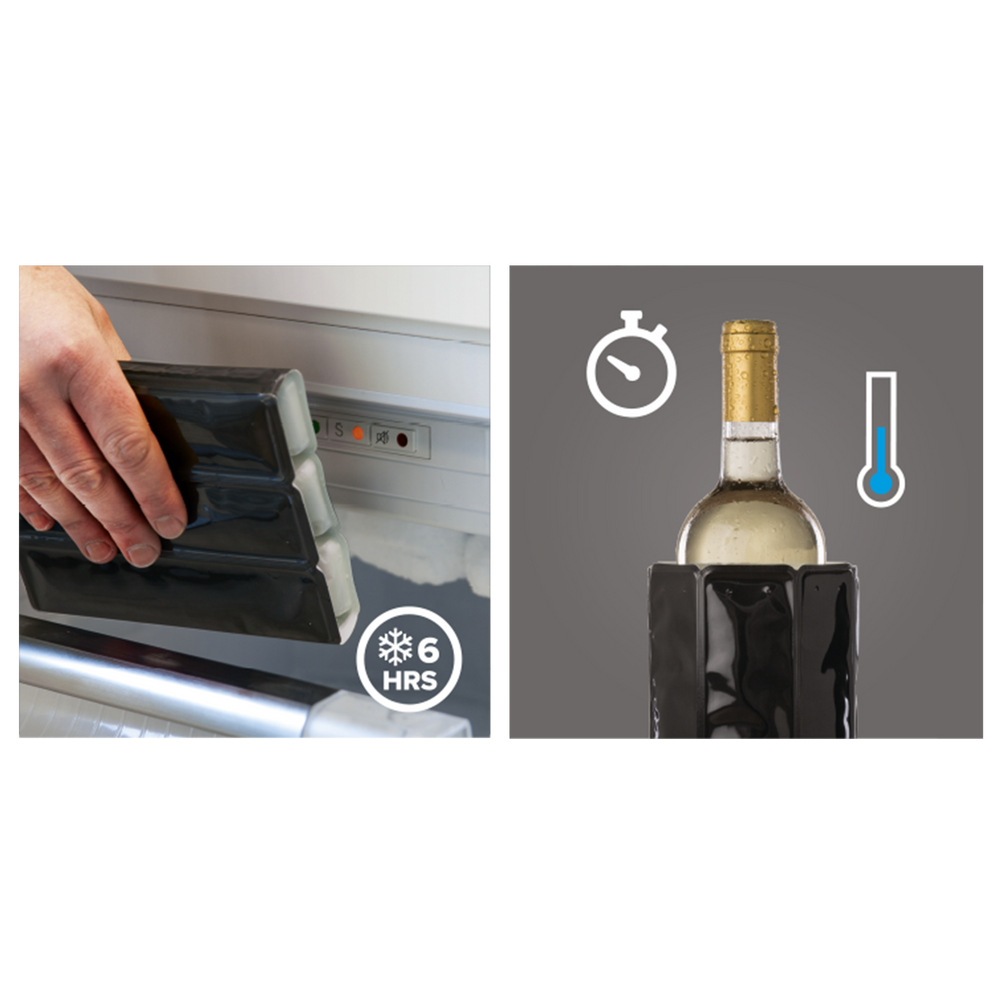 Vacu Vin Wine Cooler Active Cooler - Sleeve - Platinum