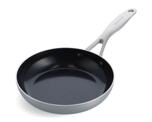 GreenPan Frying Pan Geneva - Stainless Steel - ø 18 cm - ceramic non-stick coating