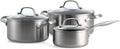 GreenPan Pan Set Geneva - Stainless Steel - Set of 3