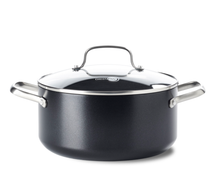 GreenPan Cooking Pot - with lid - Copenhagen - Black - ø 20 cm / 3.3 Liter