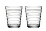 Iittala Glas Aino Aalto - Helder - 220 ml - 2 stuks