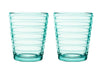 Iittala Glas Aino Aalto - Watergroen - 220 ml - 2 stuks