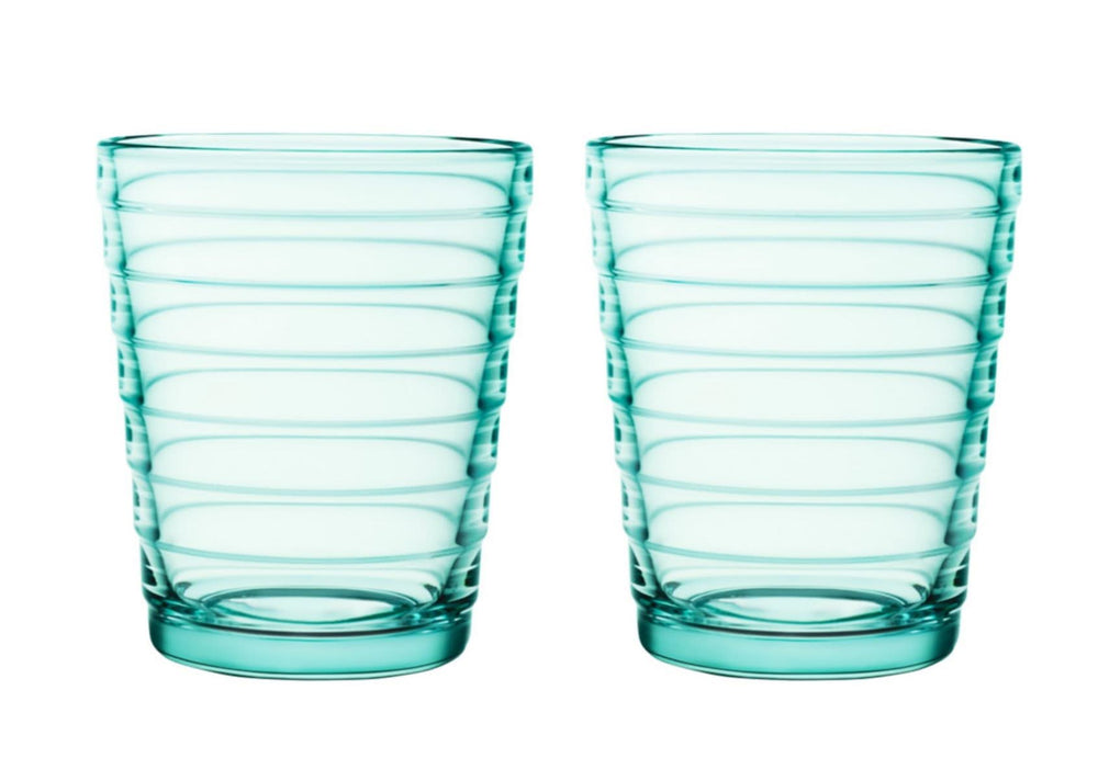 Iittala Glas Aino Aalto - Watergroen - 220 ml - 2 stuks