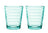 Iittala Glas Aino Aalto - Watergroen - 220 ml - 2 stuks