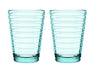 Iittala Glas Aino Aalto - Watergroen - 330 ml - 2 stuks