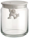 Alessi Voorraadpot Gianni A Little Man Holding On Tight - AMDR04 W - Wit - 700 ml - door Mattia Di Rosa