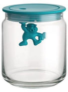 Alessi Stockpot Gianni A Little Man Holding On Tight AMDR04 AZ - Blue - 700 ml - by Mattia Di Rosa