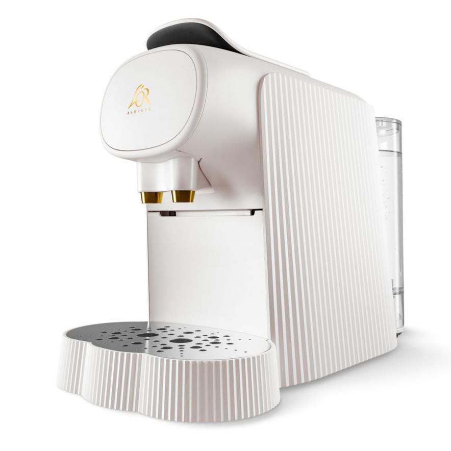 Alessi Koffiecupmachine Plisse - Geschikt voor L'OR Barista, Nespresso® Cups - LM9014/W - Wit