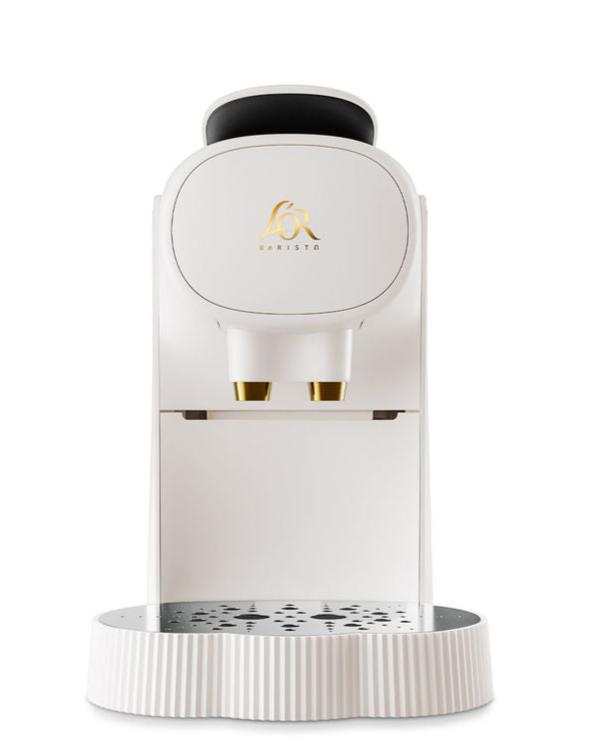 Alessi Koffiecupmachine Plisse - Geschikt voor L'OR Barista, Nespresso® Cups - LM9014/W - Wit