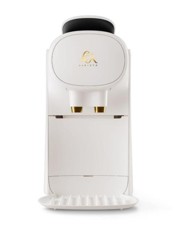 Alessi Koffiecupmachine Plisse - Geschikt voor L'OR Barista, Nespresso® Cups - LM9014/W - Wit