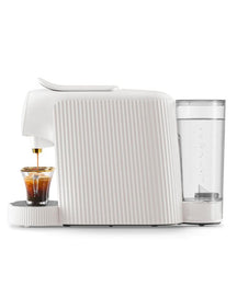 Alessi Koffiecupmachine Plisse - Geschikt voor L'OR Barista, Nespresso® Cups - LM9014/W - Wit