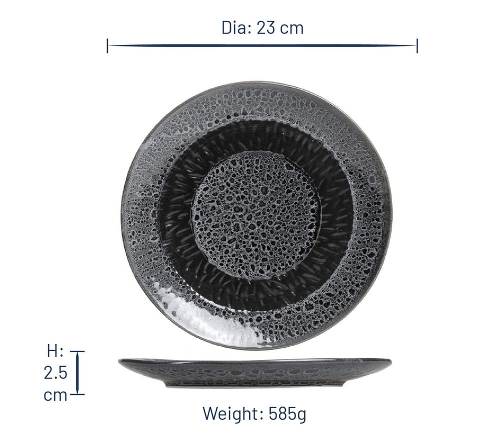 Jay Hill Serviesset Lihou - 4-delig - Grijs/Zwart