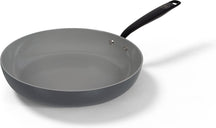 BE Living frying pan - Ø 28 cm - Ceramic non -stick coating - Pfas Free - Suitable for all heat sources - Gray