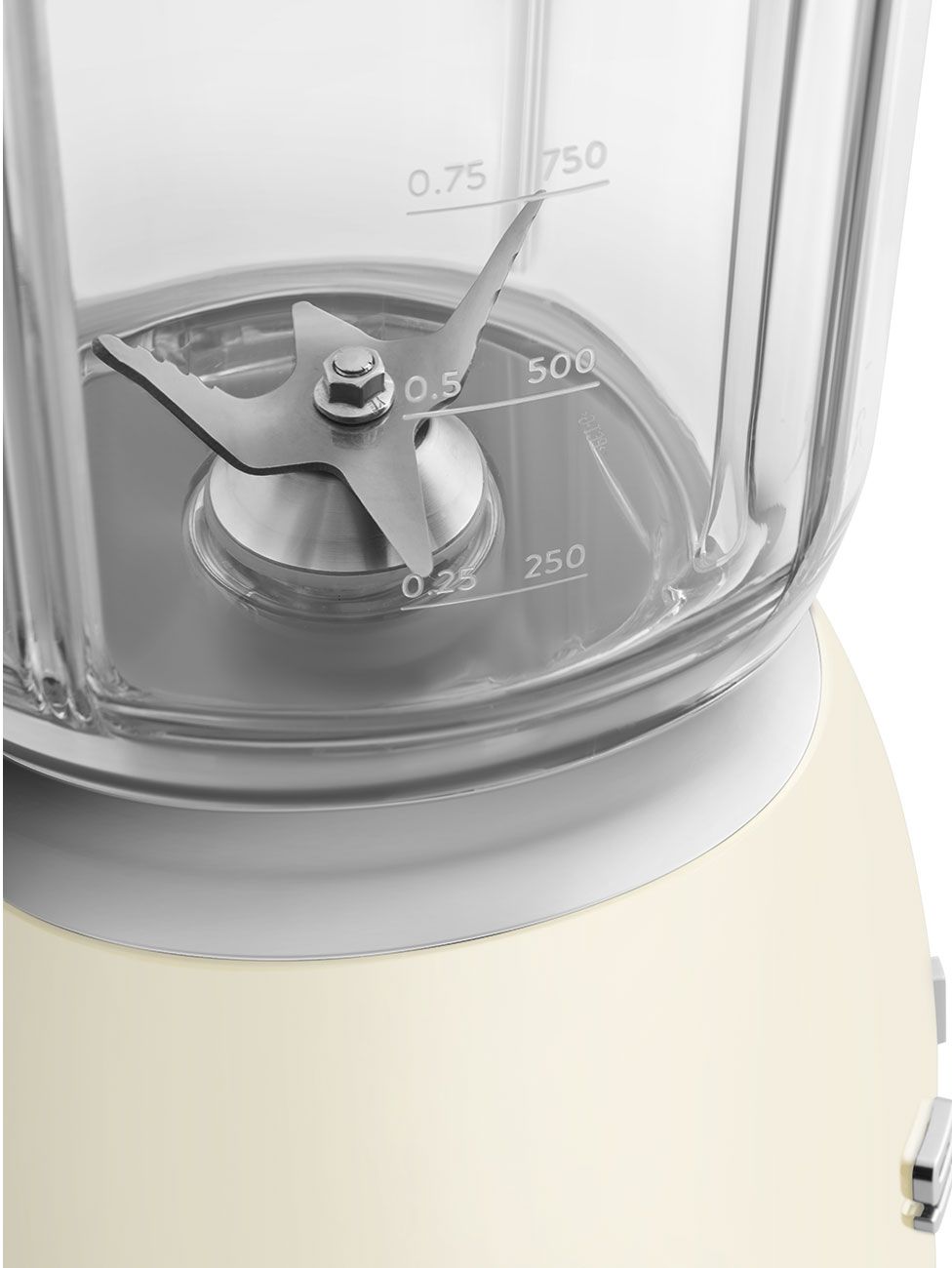 SMEG Blender - 800 W - creme - 1.5 liter - BLF03CREU