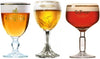 Bierglazen cadeau set - The Golden Edge - 3 stuks