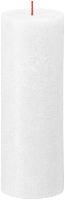 
Bolsius Pillar Candle Rustic Cloudy White - 19 cm / ø 7 cm