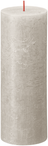 Bolsius Pillar Candle Rustic Sandy Grey - 19 cm / ø 7 cm