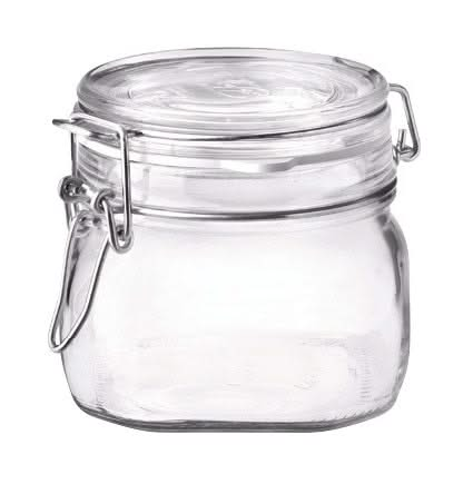 Bormioli Mason Jar Fido Square - 11 x 11 cm / 500 ml