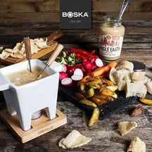 Boska Tapas Board Fondue Set White 2 Person