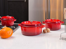 Sola Casserole - with lid - Red - ø 28 cm / 5 Liter