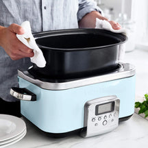 GreenPan Slow Cooker - 6.0 liter - Blue Haze - Ceramic non-stick coating