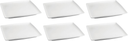 BonBistro Dinerbord Yong Squito 26 x 26 cm - Wit - 6 stuks