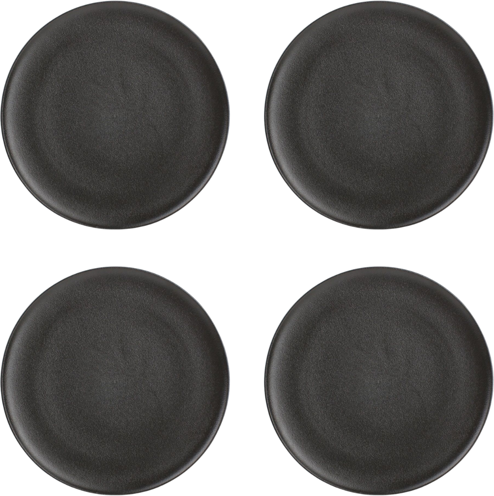 Fine2Dine Dinner plate Dusk Black Ø 27 cm - 4 pieces