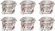 Bormioli Rocco Weckpot Fido - Ø 8.3 cm / 125 ml - Round - 6 pieces