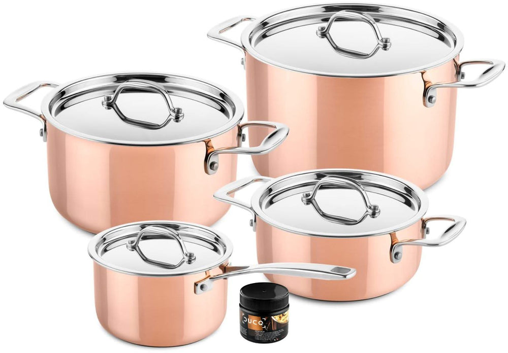 DUCQ Copper Cookware Set 4-Piece