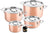 DUCQ Copper Cookware Set 4-Piece