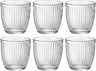 Bormioli Rocco Water Glasses Line Transparent 290 ml - 6 pieces