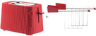 Alessi Toaster Plissé + Alessi Toaster Plissé - Red - Michele de Lucchi