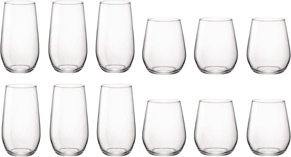 Bormioli Rocco Waterglazenset Electra - (Waterglazen & Longdrinkglazen) - 12 delige set