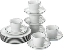 Arzberg Coffee Set Cucina Colouri Black 18-Piece