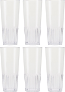 HappyGlass Beer Glasses - unbreakable - Matt the Man 300 ml - 6 Pieces